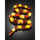 Two Tone Amber Beaded Necklace, image , picture 2