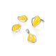 Voluminous Yellow Amber Earrings, image , picture 4