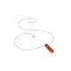 Chain Necklace With Amber Bar Pendant, image , picture 3