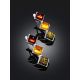 Geometric Design Earrings With Mix Color Amber, image , picture 2