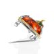Amber Cat Brooch With Dangle, image , picture 3