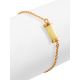Trendy Gilded Chain Bracelet With Amber, image , picture 4