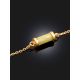 Trendy Gilded Chain Bracelet With Amber, image , picture 2