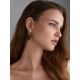 Amber Triangle Earrings, image , picture 3