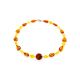 Boho Chic Style Amber Choker Necklace, image 