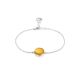 Classy Chain Bracelet With Natural Amber, image 