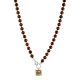 Designer Amber Beads With Geometric Pendant, image 