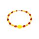 Luminous Baltic Amber Choker Necklace, image 