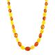 Two Tone Amber Beaded Necklace, image 