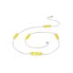 Subtle Design Chain Necklace With Amber, image , picture 4