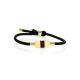 Unisex Style Lace Bracelet With Amber Charms, image 