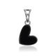 Cute Amber Heart Pendant, image 