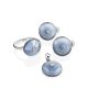 Romantic Blue Enamel Diamond Earrings The Heritage, image , picture 4