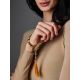 33 Mosaic Amber Muslim Prayer Beads With Tassel The Dalmatian, image , picture 4