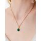 Tiny Emerald Color Enamel Egg Pendant The Romanov, image , picture 4