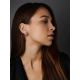 Silver Hoop Earrings With Marcasites The Lace, image , picture 4