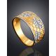 Wide Ring With Crystals, Ring Size: 7 / 17.5, image , picture 2