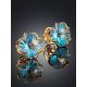 Versatile Blue Topaz Stud Earrings, image , picture 2