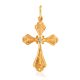Bright Cross Sign Pendant With Crystal, image 