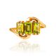 Trendy Green Chrysolite Ring, Ring Size: 8.5 / 18.5, image , picture 3