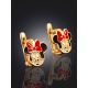 Minnie Mouse Earrings With Enamel, image , picture 2
