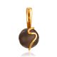 Matte Texture Smoky Quartz Pendant, image 