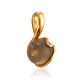 Matte Texture Smoky Quartz Pendant, image , picture 3