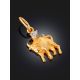 Taurus Sign Pendant With Crystal, image , picture 2