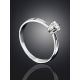 Refined Ring With Crystal Centerstone, Ring Size: 8.5 / 18.5, image , picture 2