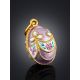 Multicolor Enamel Egg Pendant The Romanov, image , picture 2