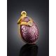Egg Pendant With Pink Enamel And Crystal The Romanov, image , picture 2