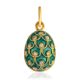 Fabulous Enameled Egg Pendant With Crystals The Romanov, image 