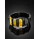 Flat Amber Cuff Bracelet, image , picture 2