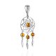Designer Dream Catcher Pendant With Amber, image , picture 3