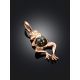 Gilded Frog Pendant With Amber And Crystals, image , picture 2