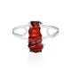 Designer Cuff Bracelet With Dark Amber, image , picture 4
