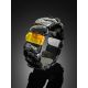 Bold Black Amber Bracelet With Insect, image , picture 2