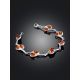Chic Cognac Amber Bracelet, image , picture 2