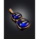 Sleek Design Blue Amber Pendant, image , picture 2
