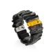 Exclusive Dark Amber Bracelet With Insect Insertion, image , picture 3