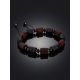 Amber Bracelet With Glass Beads, image , picture 2
