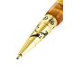 Bold Wooden Pen With Natural Amber, image , picture 3