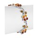 Multicolor Amber Bracelet, image , picture 4