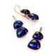 Sleek Design Blue Amber Pendant, image , picture 5