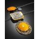 Fabulous Handcrafted Necklace With Natural Amber, image , picture 2
