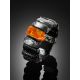 Voluminous Amber With Inclusion Cuff Bracelet, image , picture 2