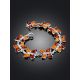 Amber Butterflies Link Bracelet, image , picture 2