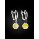 Geometric Design Amber Earrings, image , picture 3