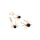 Bold Amber Spider Design Earrings, image , picture 4