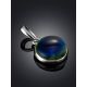 Minimalist Design Blue Amber Pendant, image , picture 2